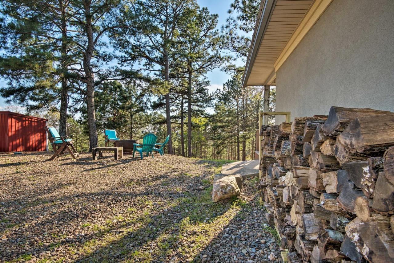 Broken Bow Cottage With Deck, Hot Tub And Fire Pit! Exterior foto
